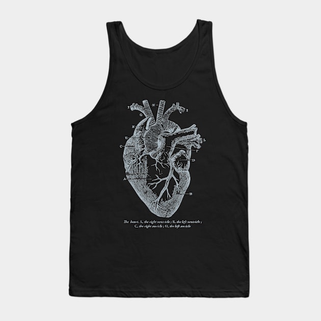 Parts of Heart' Cardiology Parts of the Heart Tank Top by ourwackyhome